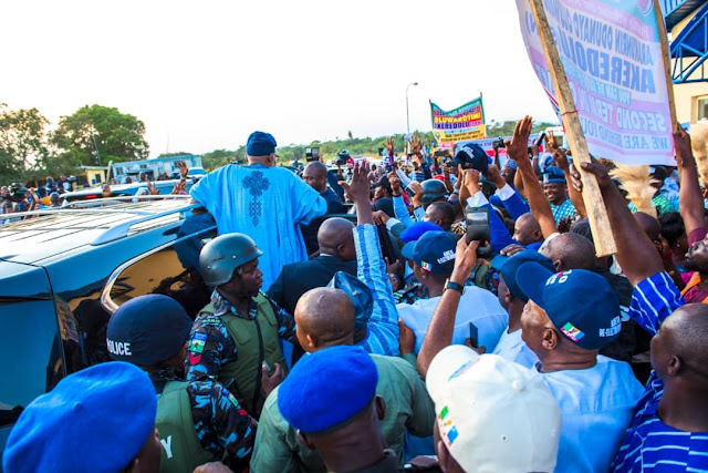 Ondo State Agog As Governor Akeredolu Returns To Akure (Photos)