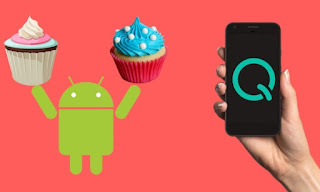 Android 10 adalah "Q" atau "Quince Tart".