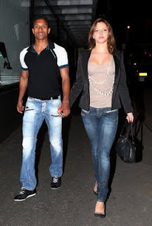 Luis Nani with Girlfriend