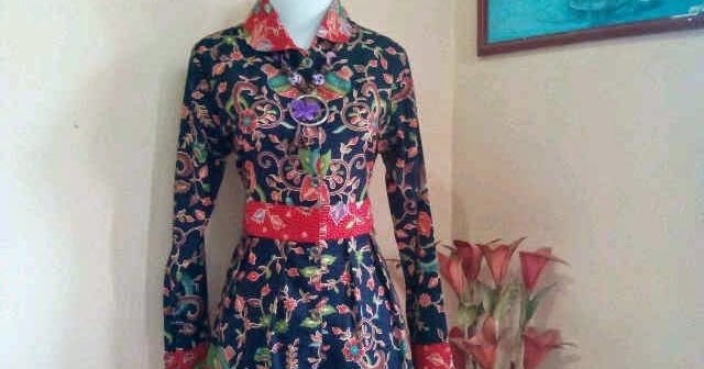 aneka baju batik wanita modern