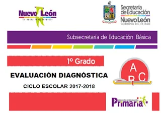 Exámenes Diagnostico de 1° a 6° de Primaria 2017-2018