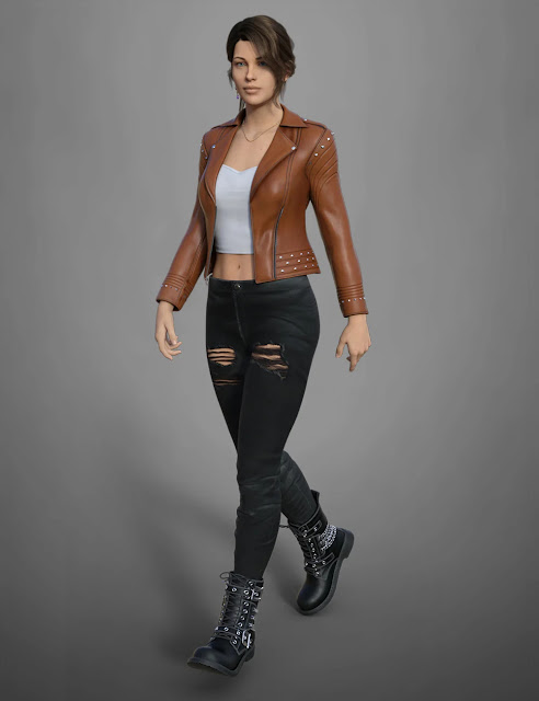 Cool Girl Leather Outfit for Genesis 9, 8.1, and 8 Female: A Comprehensive Review