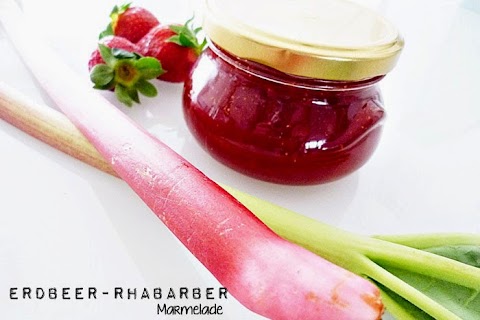 Erdbeer-Rhabarber Marmelade