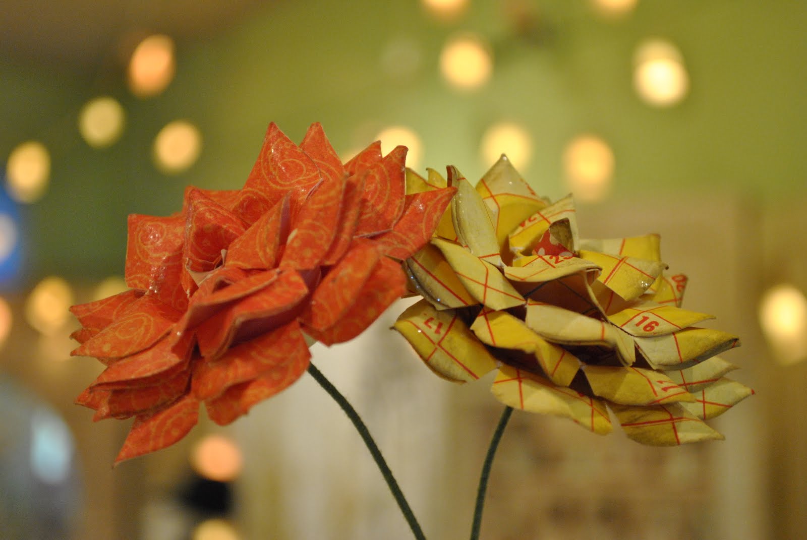 ... vintage paper flowers prove to be a top pick sculpted out of old paper