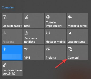 Connetti su Windows 10