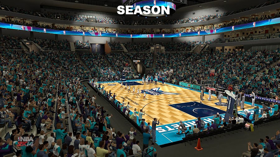 NBA 2K14 Charlotte Hornets Stadium Crowd Mod - NBA2K.ORG