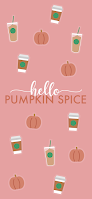 Pumpkin Spice Fall Autumn iPhone Phone wallpaper