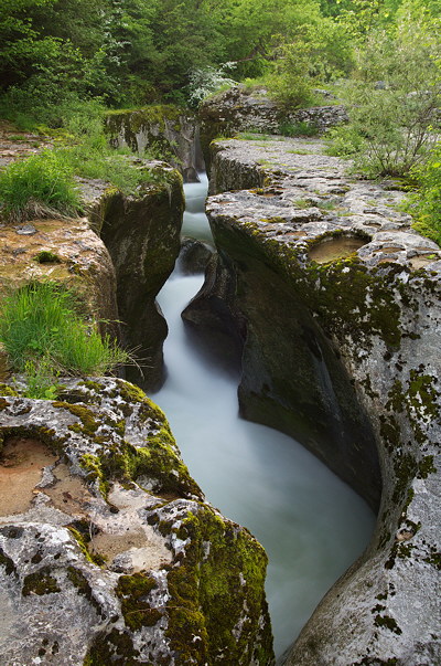 Deep in the rocks