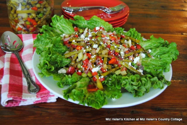 Marinated Veggie Salad at Miz Helen's Country Cottage