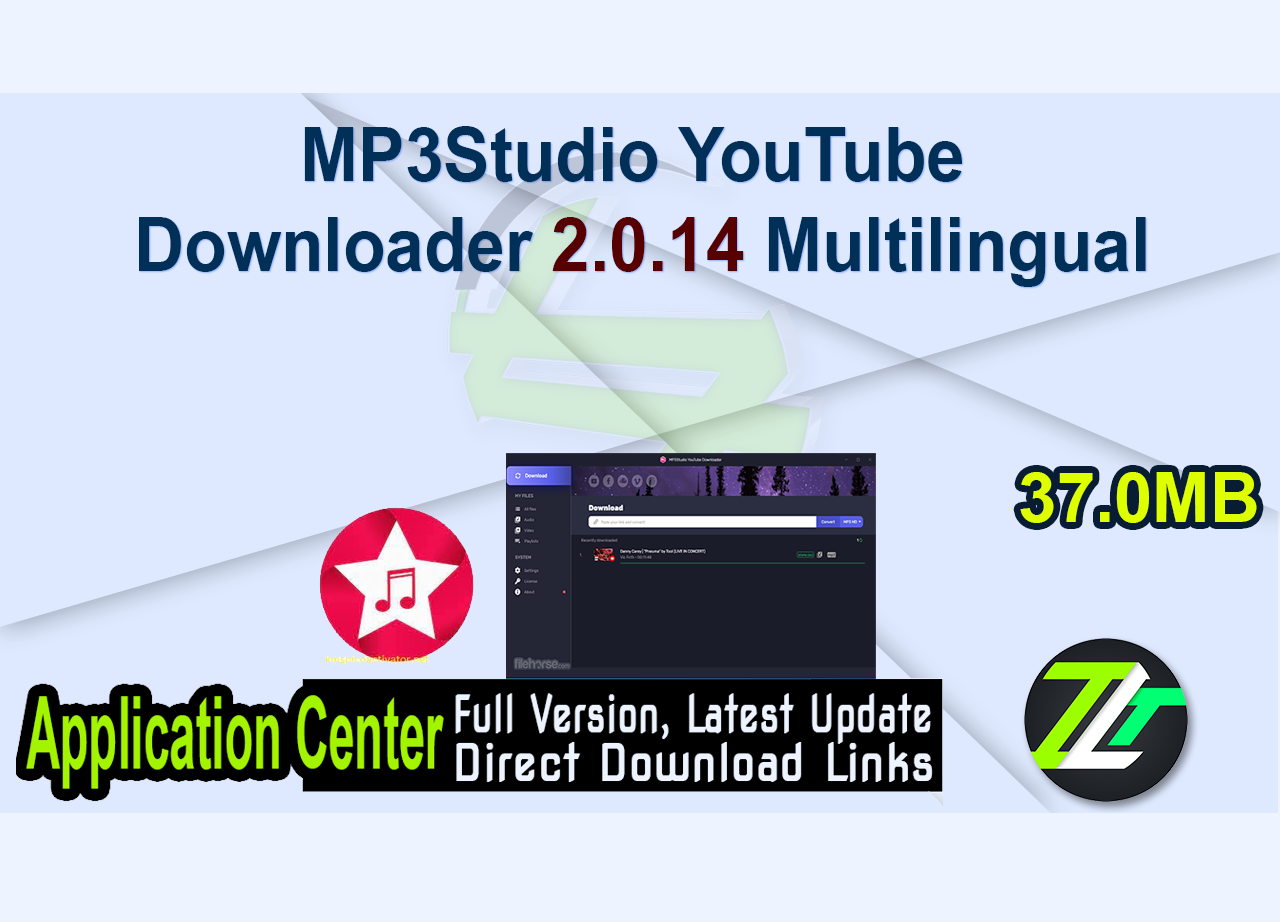MP3Studio YouTube Downloader 2.0.14 Multilingual