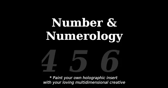 number andnumerology number 4 5 6