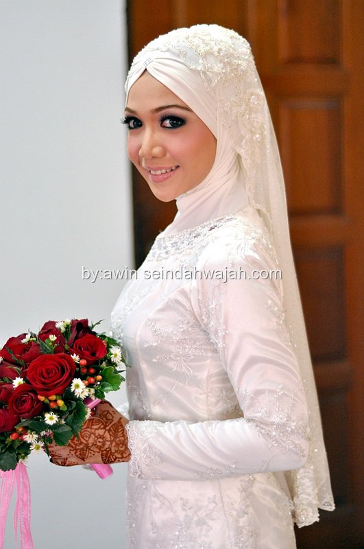  baju pengantin muslimah bertudung labuh baju pengantin 