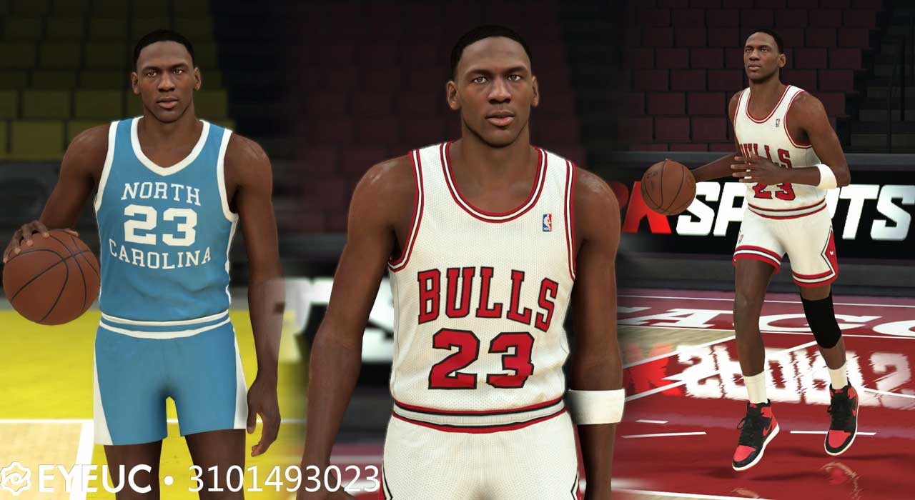 NBA 2K23 Michael Jordan Retro Cyberface