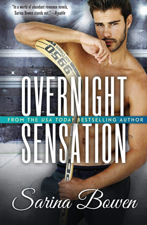 Book Review: Overnight Sensation (Brooklyn Bruisers #5) by Sarina Bowen