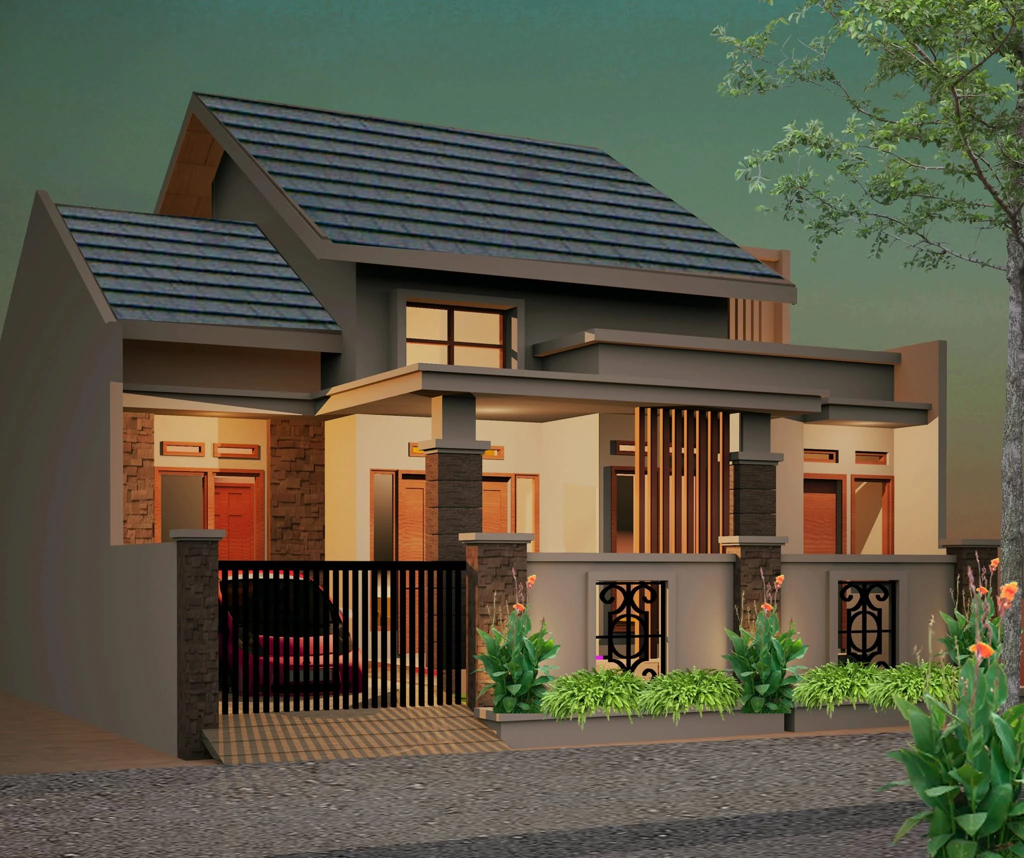 Denah Rumah Mewah 1 Lantai Page 1 Line 17qq Com