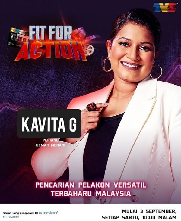 Kavitha G Peserta Fit For Action TV3