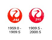 JAL old tsurumaru logos