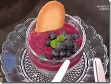 Crema al mirtillo