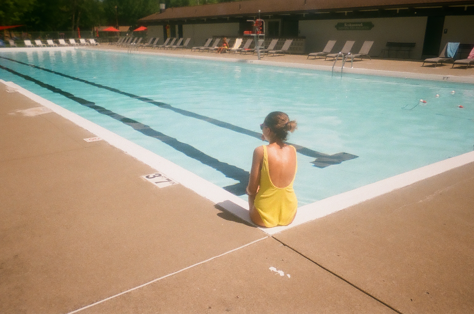 pool summer film photos