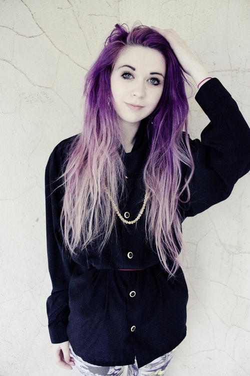 Trend- purple hair