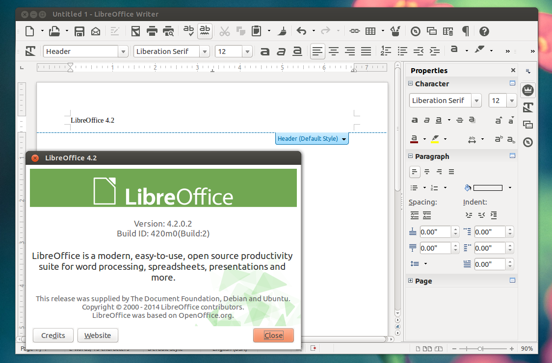 LibreOffice 4.2