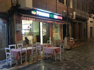 Foto fachada de la pizzería Pomodoro en Cartagena