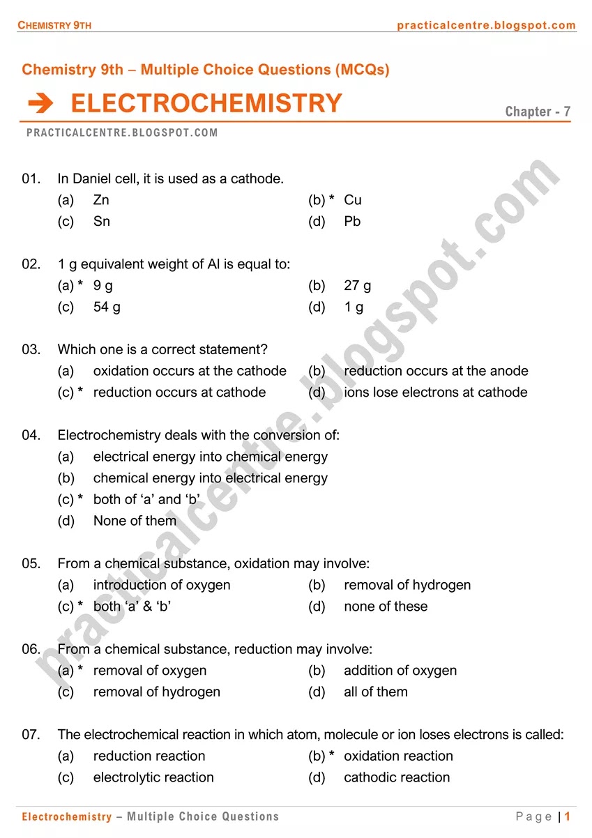 electrochemistry-multiple-choice-questions-1