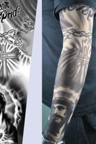 Religious Arm Sleeve Tattoos