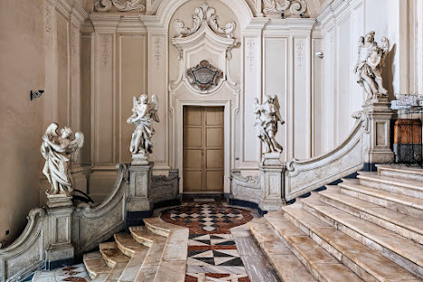 Baroque sicilien L'église Benedetto Catane escalier l'Ange photos Marco Pohle