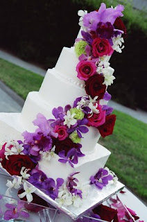 Tortas de Boda Fucsia