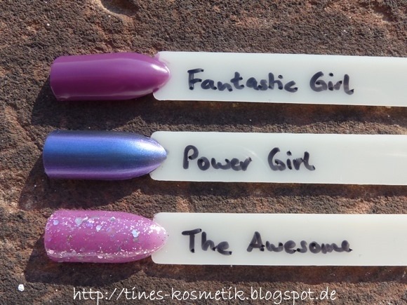 essence Superheroes Swatches 2