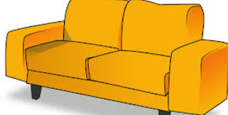 Contoh kursi ruang tamu ukuran kecil/minimalis
