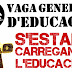 9 de maig: vaga general d'educació. S’estan carregant l’educació ! 