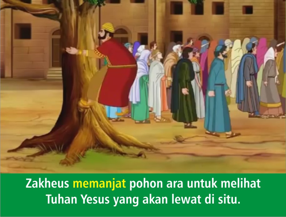 Komik Alkitab Anak: Tuhan Yesus Bertemu Zakheus