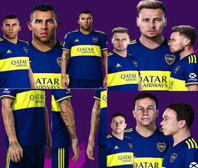 PES 2020 Facepack Boca Juniors V2 by Gordoumbanda