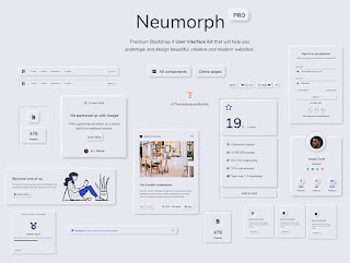 Download Neumorphism Ui Bootstrap Web Template