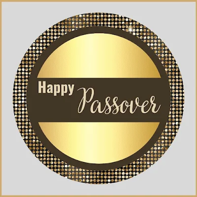 Happy Passover Greeting Cards Printable Sticker Labels - Gold Brown Beige Theme - 10 Free Modern Designs