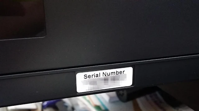 Serial Number 在機身背面，有時想找也很難看到它