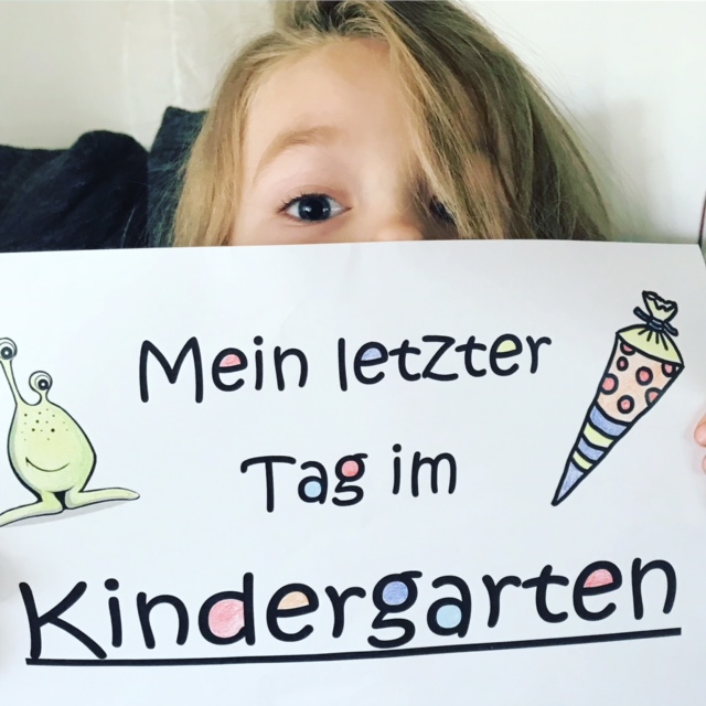 Der letzte Tag im Kindergarten