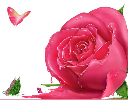 3D Rose Flowers Wallpapers Free Download