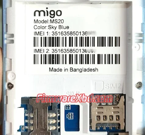 Migo MS20 Flash File MT6261