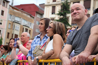 campeonato de barreradores en las fiestas de Barakaldo