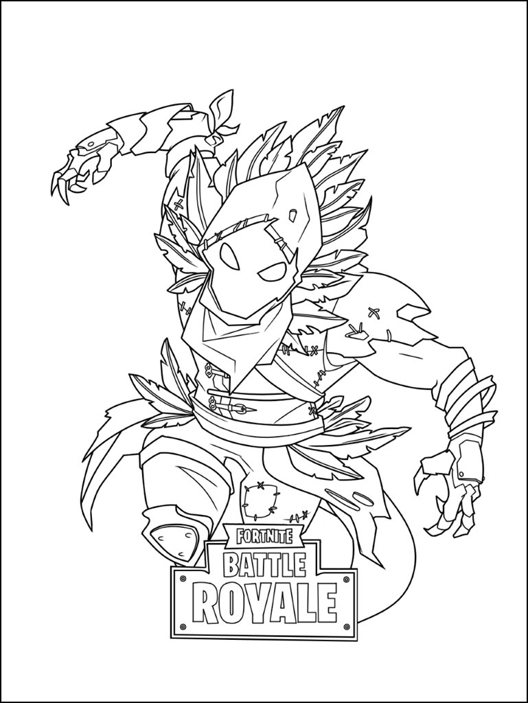 Best Fortnite Coloring Pages Printable FREE - Coloring ...