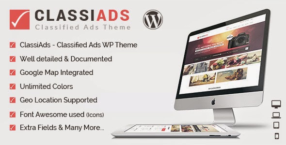 Classified ads wordpress theme