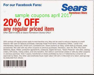 Sears coupons april