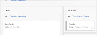 Cara Menambahkan Widget Diatas Postingan Pada Blogger