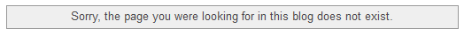 custom 404 page for blogger