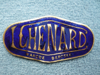 Louis Chenard radiator emblem badge vintage Walcker