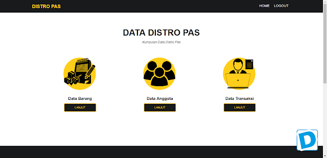 Download Aplikasi Penjualan Distro Pas dengan PHP dan CSS - Dunia Programming