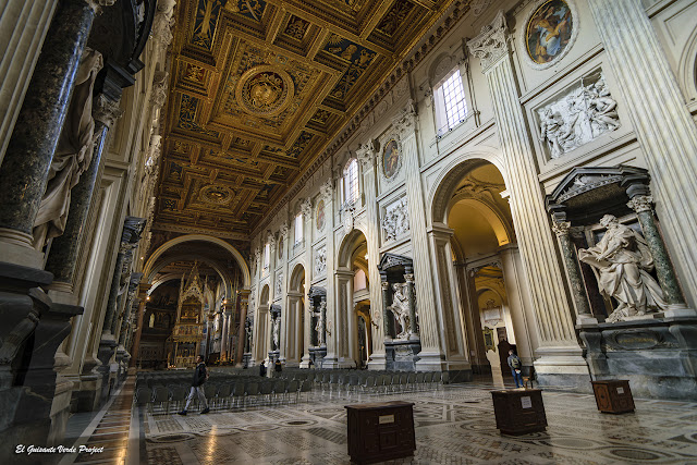 Basílica de San Juan de Letrán, nave principal - Roma, por El Guisante Verde Project